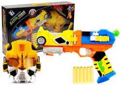 LEAN Toys Pistol Robot cu Săgeți din Spumă și Set de Mască (5090)