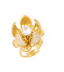 RGB Inel Flower Bloom 24K