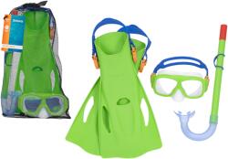 Bestway Set de Scufundări Bestway Verde: Mască, Snorkel și Labe (11389)