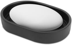 Bewello Suport pentru săpun din rășină negru mat (BW3020C)