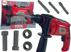 LEAN Toys Set de Găurit și Înșurubat pentru Copii Mici Meșteri (12140) Set bricolaj copii