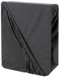 Ruhhy Cearșaf cu Elastic din Bumbac Jersey, 180x200 cm, Gri (00024926)