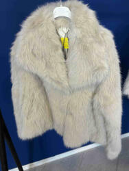 BeUnique Fashion Szörme kabát Beige S