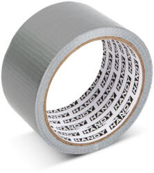 Handy Bandă adezivă generală cu fibră textilă, Argintiu, 10 m x 48 mm (11081B)