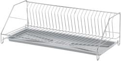 BackHomeLiving Uscător de vase cromat cu un singur nivel - 50 cm (AND0204) Uscator vase