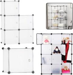 LEAN Dulap Modular Transparent pentru Pantofi cu 5 Compartimente (20837)