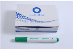 BLUERING Flipchart marker rostirón vizes kerek végű 3mm, Bluering® zöld (BR895523) - polusirodaszer