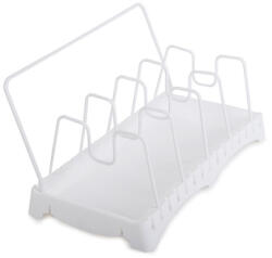 VERK GROUP Uscător de vase pentru bucătărie - 34 x 17 x 16, 5 cm - Alb (15973) Uscator vase