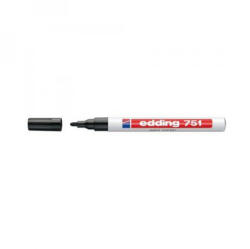 edding Lakkmarker 1-2mm, kerek Edding 751 fekete (7580097001) - polusirodaszer
