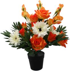 BackHomeLiving Buchet artificial în ghiveci - 43 cm (HID2928)