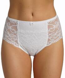 Lanny Mode bugyi, csipkés, Capri, fehér, Size XXL