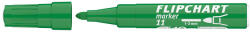 ICO Flipchart marker vízbázisú 3mm, kerek Artip 11 zöld (9580016004)