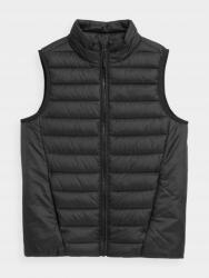 4F Steppelt pehely mellény, fiú, fekete, Size 122 (4fjss23tvjam008)