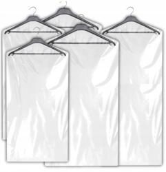EdiBazzar Ruhatakaró szett, 5 db, átlátszó, akasztós, szekrényszervező (Zestaw pokrowce na ubrania organizer5x)