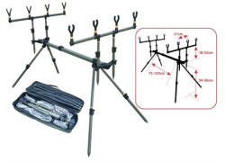 Baracuda Rod Pod 4 lansete aluminiu Baracuda RP 4 (RP#4) Suport lanseta
