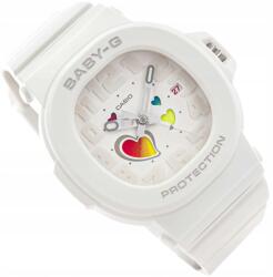 Casio Baby-G Női Karóra, fehér, neobrite, dátumkijelző, szíjjal (BGA-10-7AER)