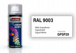  Akril Spray Festék, fehér, jelzőszín, RAL 9003