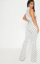 Prettylittlething Szép, Hosszú, Ujjatlan, Pollo Mintás Overál, Eu 32-ES Méret