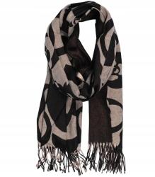 Agrafka Sál, virágmintás, 180×70cm, fényes, puha (5905756084685)