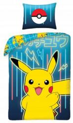 Halantex Ágyneműhuzat, 140×200cm, Pokemon Pikachu, 100% pamut (B140-POKEMON01)