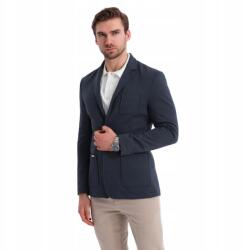 Ombre Férfi Slim zakó, Size XL, sötétkék, finom textúrájú (167011)