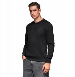 Ombre Klasszikus férfi melegítő felső felirattal fekete V4 B1711 S méret (182453)