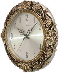 Adler Ceas de perete Adler 30289 - Argintiu - 41 cm, cu mecanism silentios