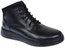 CIUCALETI Oferta Marimea 40 Ghete barbati casual din piele naturala imblanite, cu siret L415N, marimea 40