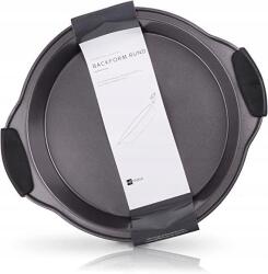  HEYNNA Kerek sütőforma, Size 24cm, szénacél, tapadásmentes, szilikon fogantyúkkal (B08XLDY4N7)