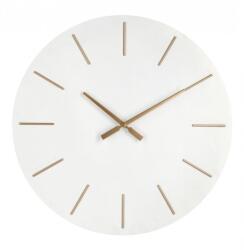 Bizzotto Ceas perete metal alb auriu Timeline 60x5 cm (0182379)