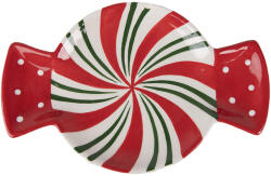 Clayre & Eef Platou ceramica multicolora Bomboana 22x14x2 cm (6CE1848S) Tava