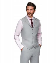 Ombre Férfi világosszürke galléros öltöny mellény V1 OM-BLZV-0109 XL