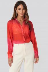 NA-KD Piros Tie Dye Ing S Méret