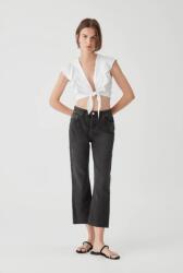 X2 Fehér Kötött Rövid Top Fodrokkal M