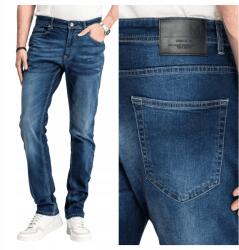 Marcus Férfi farmernadrág Marcus Felix 2079, Blue Texas, W30 L32, egyenes szárú (2079)