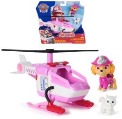 PAW Patrol Fire Rescue Skyes Elicopter Cu Cleste De Salvare Si Figurina Skye (6072661) Figurina