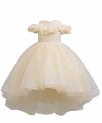 Shein Ekrü Ruha Fodros És Flitteres Szoknyával 150 1KE