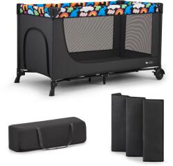 KinderKraft Utazóágy 2in1 összecsukható járóka Joy 2 Kinderkraft (KLJOY02HAP00000)