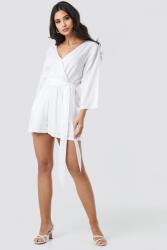 NA-KD Boríték Overál, Size S, fehér