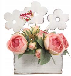 Trend-Deco Fa virágdoboz ajándéknak pedagógusnapra, tanárnőnek (#8724)