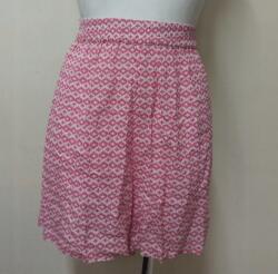 KAFFE Fehér Rózsaszín Mintás Rövidnadrág 40-ES Méret