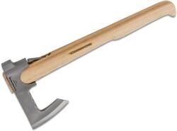 Condor Tool & Knife TRAVELHAWK AXE Cap de oțel carbon, Mâner din lemn de hickory, Teacă din piele cusută CTK104-1