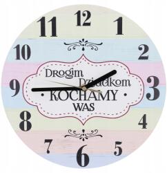 Ora Drága nagyszülőknek szeretünk Titeket 30 cm ajándék Nagymama és Nagypapa napjára (MM_ZEG 5)