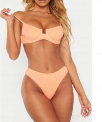 Prettylittlething Bikini alsó, barack, Size 38, poliészter-elasztán