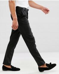  Design Fekete Elegáns Nadrág W26 L30