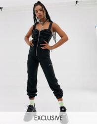 Collusion Fekete Hosszú Overál Pántos Eu 36