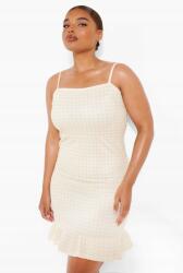 Boohoo Mini Kockás Ruha, Size 44, többszínű, 95% poliészter