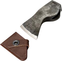 BeaverCraft Cap de topor forjat manual Beavercraft cu teacă din piele AX1_Head