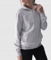 4F női cipzáras pulóver, kapucnis, bordázott mandzsetták, 80% pamut, 300 gsm (4FWMM00TSWSF1467-27M)