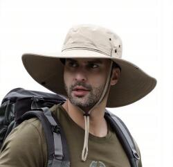  Férfi kalap, napellenző, UV védelem, vízálló, hálós panelek